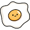 Cute Egg Ilustration Food Lover