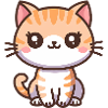 Cute Cartoon Kitten