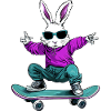 Bunny Skateboard