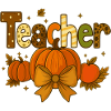 Automne Citrouille Enseignant Appréciation Design