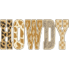 Howdy Desert Cactus Pattern Cowboy