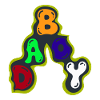 Colourful Alphabet Bubble Design