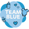 Team Blue Baby Shower Design