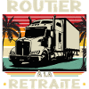 Routier Retraite - Camion Chauffeur Poids Lourd