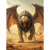 Egyptian Sphinx, lion body