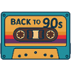 Retro 90s Cassette Design