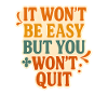 Persistent Motivation Typography Design