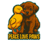 Peace Love Paws Animal Friendship Design