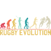 Rugby Evolution Silhouette Design