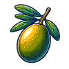 Refreshing olive illustration