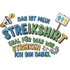 Engagierter Streikshirt-Motiv