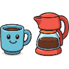 Coffee Cup Coffee Pot