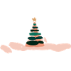 Fabulous Christmas tree illustration