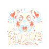Be pawsitive cute dog
