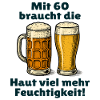 Men's 60th birthday beer saying