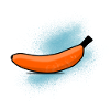 Orangene Banane