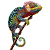 Caméléon Lézard Reptile Caméléon Iguane Lézard