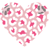 Leopard Love Heart