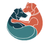 Hundepaar Umarmung Design
