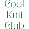 Cool knit club. Cool knitting club.