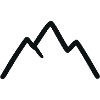 Mountain landscape with sunrise