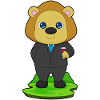 lion groom suit wedding