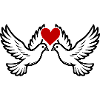 Deaf Loving Couple Couple Heart