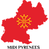 Map of the Midi-Pyrénées