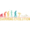 Swimming Evolution Progress Illustration