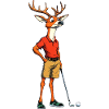 Hirsch golf pro in polo shirt