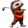 Hérisson de golf