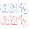 Paris Bubble Letter Throw Up Souvenir
