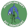 Interplanetary Pet Transport Badge Shark