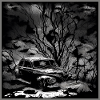 Dunkler Wald Oldtimer Illustration