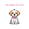 My beagle, her rules