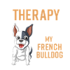 French Bulldog Therapy Quote Design