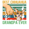 Best Chihuahua Grandpa Ever Graphic Tee