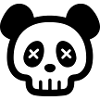 Panda Skull Skeleton