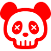 Panda Skull Skeleton