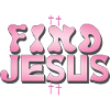 Faith and Love Lettering with Crosses