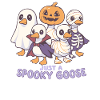 Spooky Goose Halloween Costume Design