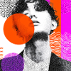 Wraparound Abstraktes Pop-Art-Porträt
