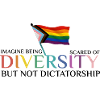 Bunte Pride Flag Vielfalt Motiv
