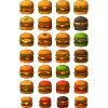 Vielfaltige Burger-Designs für Food-Liebhaber