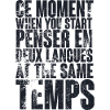 COOL QUOTE FOR MULTILINGUALS, bilingual