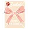 Coquette Aesthetic Bow Pattern Girly Pastel