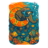 Vibrant Underwater Elephant Illustration