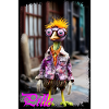 Vogel-Schmuckfigur Puppe mit bunter Jacke
