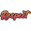 Respekt lettering in dynamic design