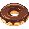 Simple Chocolate Donut Food Lover